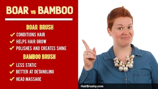 Boar Bristle Brush Vs Bamboo Brush