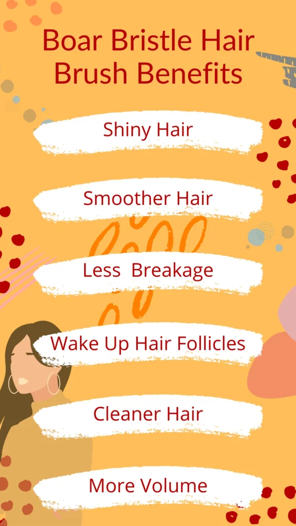 Boar Bristle Hair Brush Benefits - HairBrushy