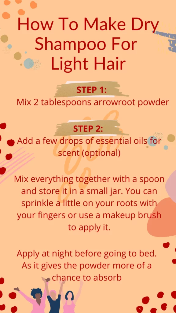 How To Make Dry Shampoo For Light Hair
