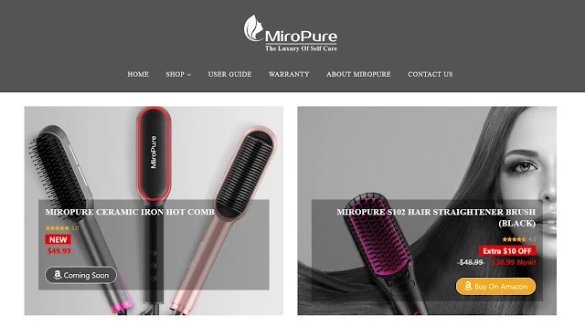 How To Use A Miropure Hair Straightening Brush