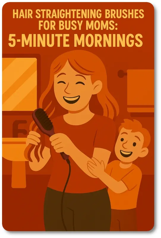 Hair Straightening Brushes for Busy Moms: Tested with 5-Minute Mornings