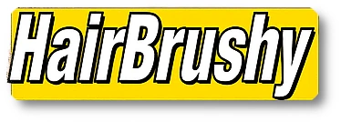 Image of HairBrushy's Logo - HairBrushy is about hairbrushes