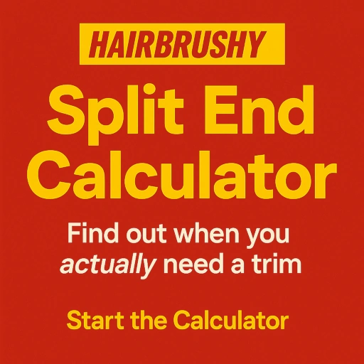 Split End Calculator-Find out when you actually need a trim