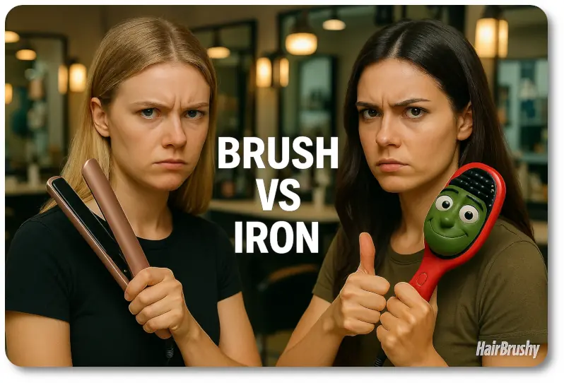 Why I Ditched My Flat Iron (And Switched to This Straightening Brush That Actually Works)